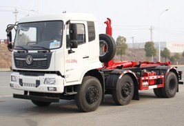 國(guó)六東風(fēng)天錦小三軸勾臂垃圾車(chē) 國(guó)六東風(fēng)天錦小三軸勾臂垃圾車(chē)